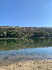 lake in the mountains