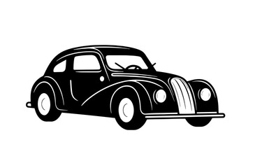 Vintage Car Logo Vector Icon Fast Elegant