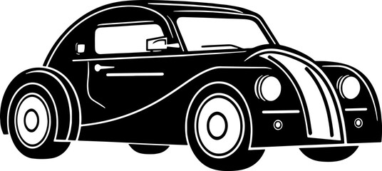 Vintage Car Logo Vector Icon Fast Elegant