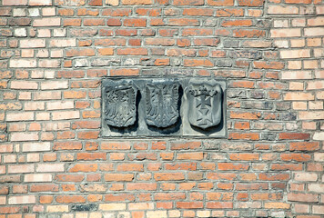 Gdansk Old Town Milk Can Gate Tower Heraldry