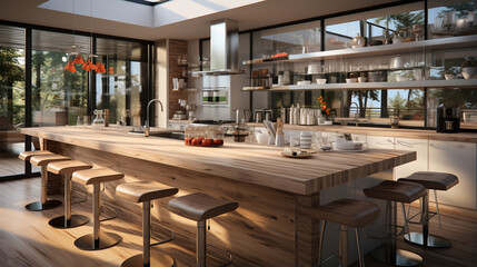 Fototapeta premium interior design of modern kitchen