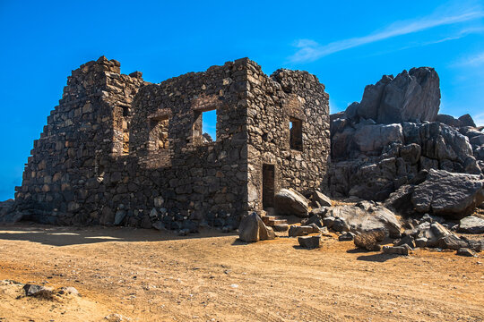 Bushiribama Gold Mill Ruins near Oranjestad Aruba