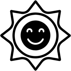 smiling sun