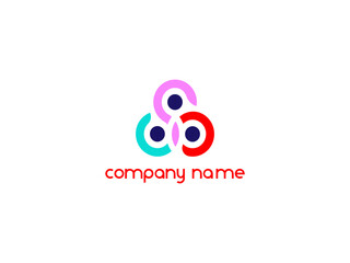 Creative, digital abstract colorful elements and symbols, logo collection, template business logo  design. white Background - Vector Illustration, Graphic Design Editable For Your Design. 