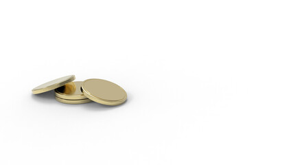 Golden coins stacks for business economics finance	