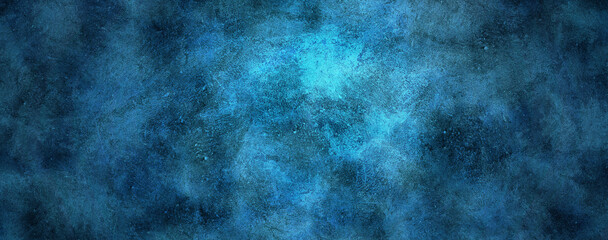 Eclectic Bohemian Dark Blue Grunge Vibrant Background - obrazy, fototapety, plakaty