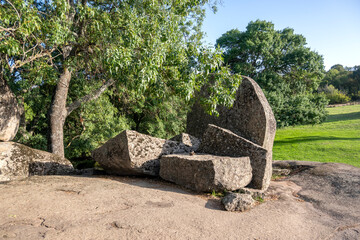 Ancient Sanctuary Begliktash near town of Primorsko, Bulgaria