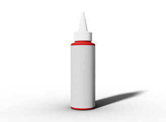 Sauce Bottles Mockup with Transparent Background. PNG