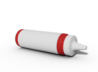 Sauce Bottles Mockup with Transparent Background. PNG