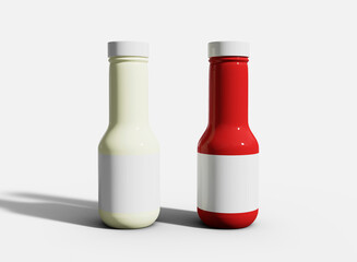 Sauce Bottle Mockup