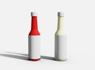 Sauce Bottle Mockup