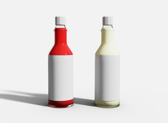Sauce Bottle Mockup