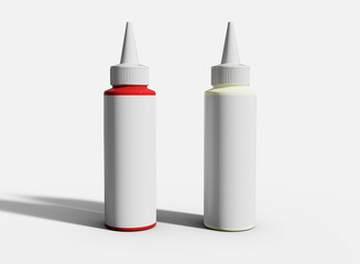 Sauce Bottle Mockup