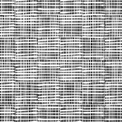 Vector fabric texture. Distressed texture of weaving fabric. Grunge background. Abstract halftone vector illustration. Overlay to create interesting effect and depth. Black isolated on white. EPS10.