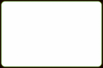 Vintage photo slider empty frame cell with small vignette, film and green chromatic aberration. Transparent background (png image), useful for design, vintage film effects, and backgrounds	