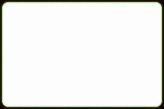 Vintage photo slider empty frame cell with small vignette, film and green chromatic aberration. Transparent background (png image), useful for design, vintage film effects, and backgrounds	