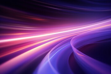 Abstract radiant light rays creating a dynamic sense of speed and movement in vibrant blue and pink hues