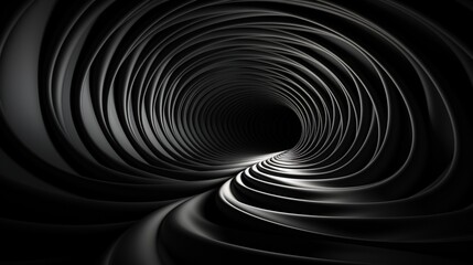 A hypnotic gradient tunnel stretching into infinity.