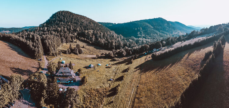 Waligora Mountain in Stone Mountains (Kamienne Gory) in Poland