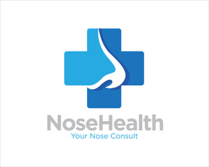 cross nose health logo designs for medical service