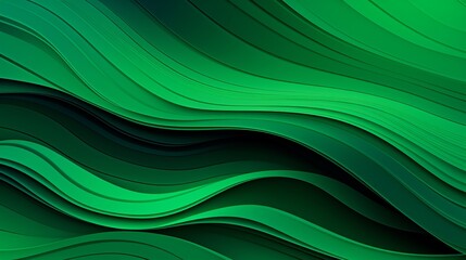 Abstract organic green lines as wallpaper background, concept: nature colours, 16:9, copy space