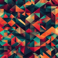 Obraz premium colorful geometric pattern illustration background