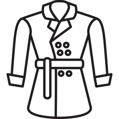 Trench Coat Icon