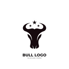 Bull logo icon vector template