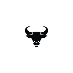 Bull logo icon vector template