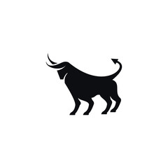 Bull logo icon vector template