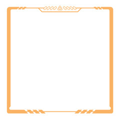  Hightech Technology HUD Square Frame