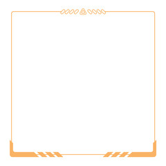  Hightech Technology HUD Square Frame