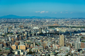 High Dense houses and buildings at Greater Tokyo area at daytime.