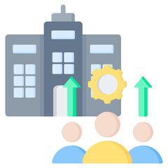 Leadership Development Flat Icon