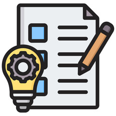 Ideation Outline Color Icon