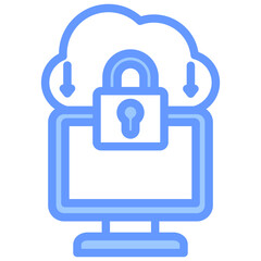 Vpn Blue Icon