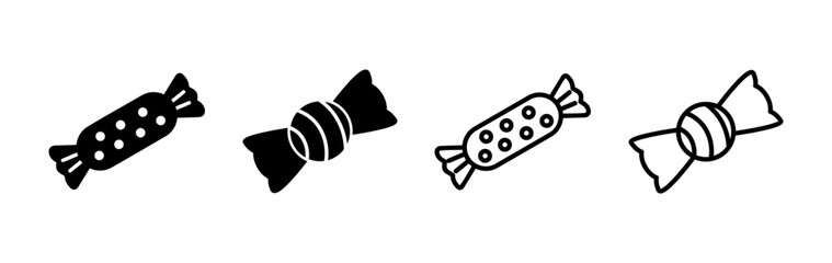 Candy icon vector. candy vector icon