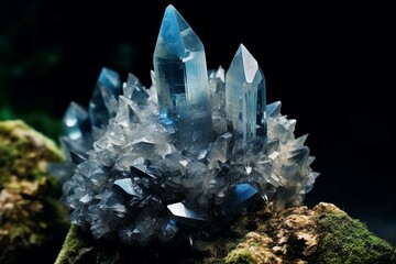 crystals formed by nature. Generative AI