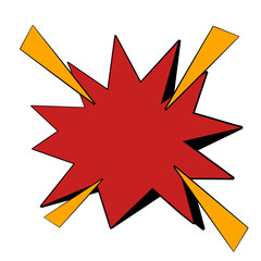 Fototapeta premium boom comic discount shape 