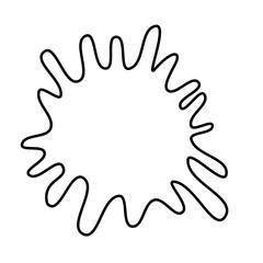 Splash Shape Lines Vector 