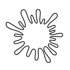 Splash Shape Lines Vector 
