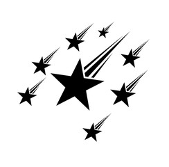shooting star vector