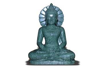 buddha statue isolated on white