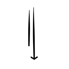 arrow doodle vector 