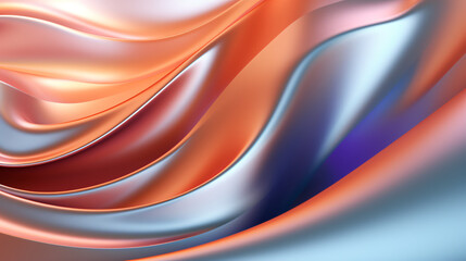 Fototapeta premium gradient metal background, 3D art effect 
