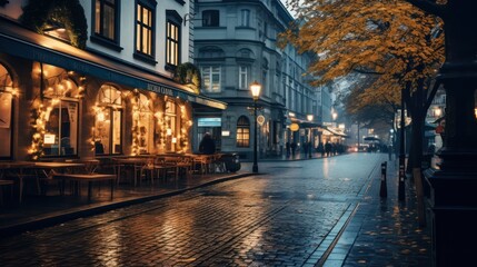 Fototapeta na wymiar Beautiful views of European streets