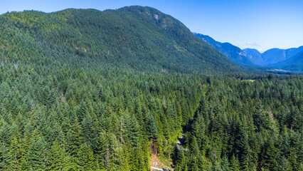 Landscape with mountains