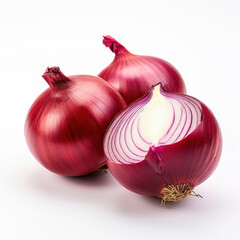 Onion Studio Shot Isolated on Clear Background, Food Photography, Generative AI