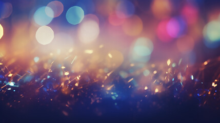 Fototapeta na wymiar beautiful defocused holiday background with glitter blurred background