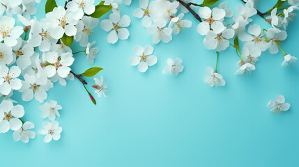 beautiful spring nature background with lovely blossom petal